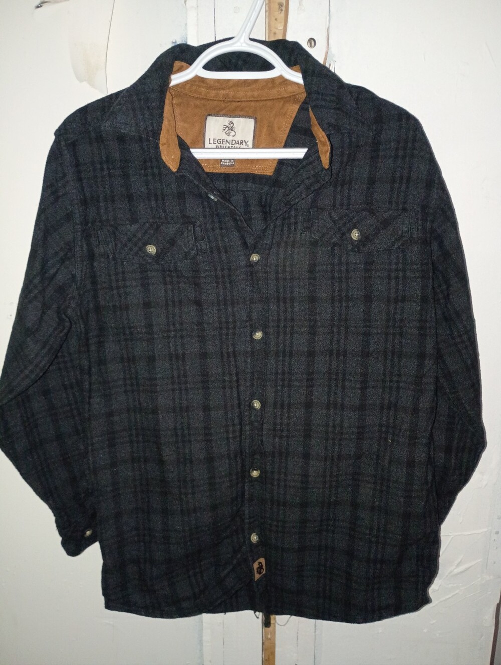 Legendary Whitetails Men's Legendary Stretch Plaid Flannel Shirt Size Small